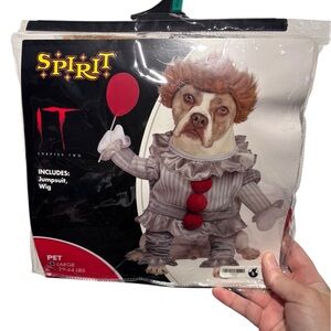 Spirit of Halloween ‘IT’ Dog Costume with Wig